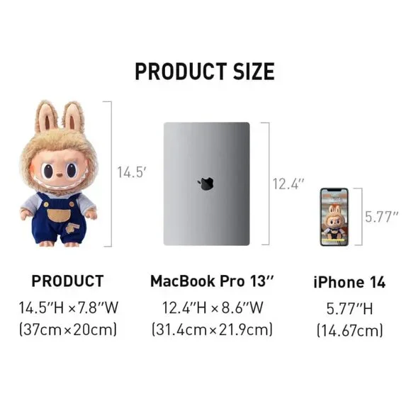 Labubu様の件　MacBook Pro2020 Pop Mart Labubu Time to Chill - Vinyl Plush Doll (Authentic) (US